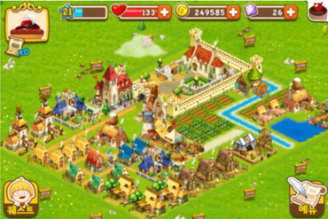 Screenshot of the main gameplay.