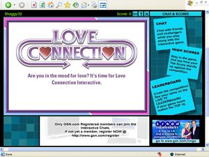 GSN.com (partially found web games from Sony cable website; late 1990s ...