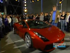A screen capture of the Lamborghini Gallardo from the 11th episode.