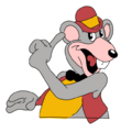 A vector of a cel of Chuck E. Cheese from the commercial.