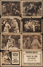 Stills from parts of the serial, as well as two title cards.