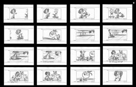 Ninth part of the second storyboard sequence.