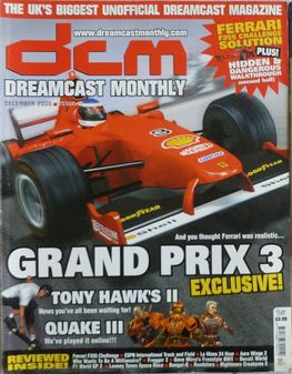 Dreamcast Monthly cover hyping the port.