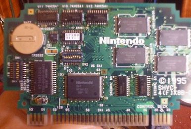 Prototype PCB of the game, likely used on the Nintendo Gateway System's "master game server".