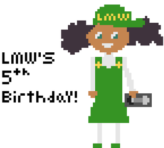 Pixel LMW-tan here for the wiki's 5th anniversary, by Apollo!