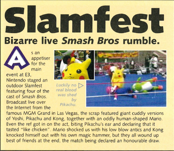 An excerpt mentioning Slamfest '99 on page 13 of issue 29 of N64 Magazine.[6]