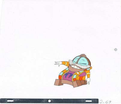 A cel of the Jukebox narrater.