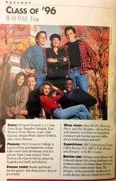 A magazine spread featuring information about the show.
