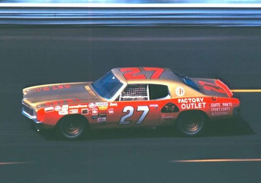Donnie Allison during the race.