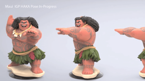 A image of the cancelled Maui figure.