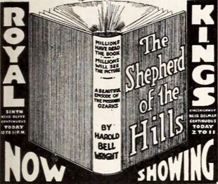 Newspaper ad for the film.