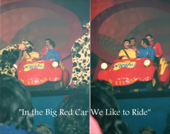 In The Big Red Car We Like To Ride from an unknown date from the tour (1/2)