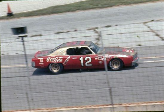 Bobby Allison during the race.