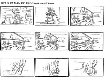 A storyboard for the film (12/20).