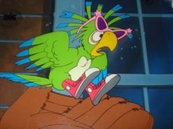 Another cel of Bopper, possibly from the episode "Bad News Birds".
