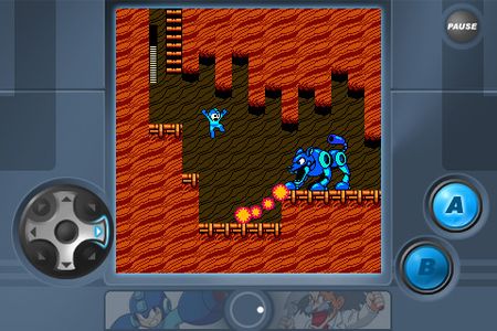 Mega Man in Wood Man's stage (2).
