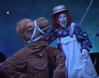 Raggedy Ann and The Camel from the 'Blue' sequence