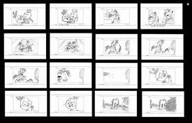 Eighth part of the first storyboard sequence.