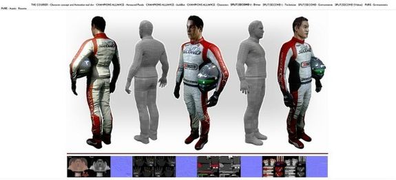 Concept art of the driver.