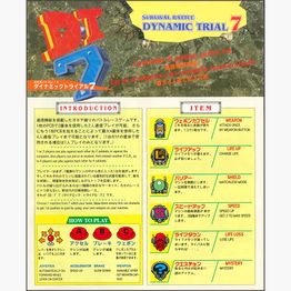 Second page of the flyer, showing how to play the game.