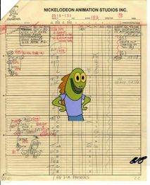 Cel and timing sheet of the host