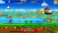 Screenshot of Sonic in Windy Hill, Battling Eggman