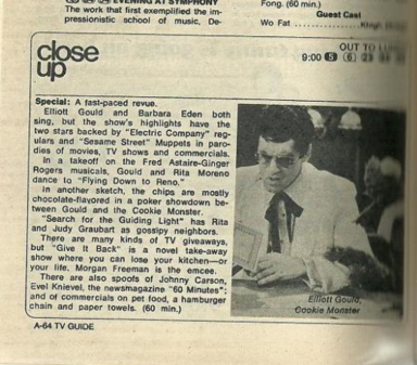 Another advertisement from a TV guide.