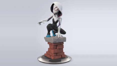 An image of the cancelled Spider Gwen figure.