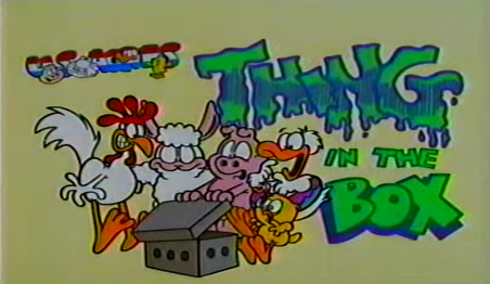Original title card for "Thing In The Box."