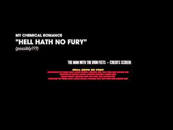 Screenshot of the song's credit in the film's end credits.