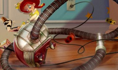 Concept art from Toy Story 3 by Ric Sluiter.