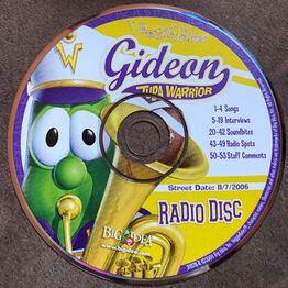 Disc art for the Gideon: Tuba Warrior Radio Disc.
