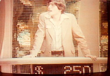 Then unknown Bob Bergen as a contestant from a episode sometime in 1979.