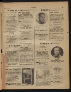 Issue 1,369 of Radio Times detailing both parts of the 1950 Christmas Lectures broadcast.