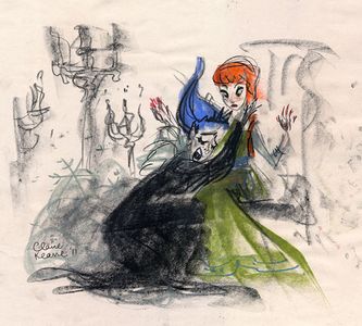 concept art for Anna and the Snow Queen.