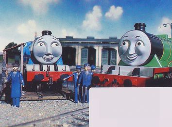 Gordon and Henry at Tidmouth Sheds