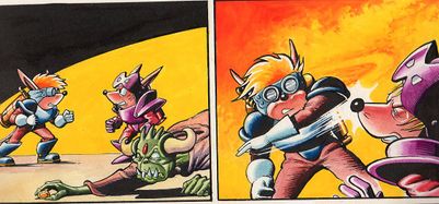 Sparkster the Rocket Knight Unreleased Comic Photo4.jpg