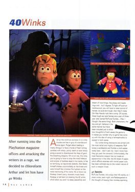 N64 Gamer's report of 40 Winks from Dec 1999 (1/4).