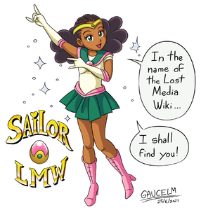 Sailor LMW! This magical girl, in the name of the LMW, will find you!