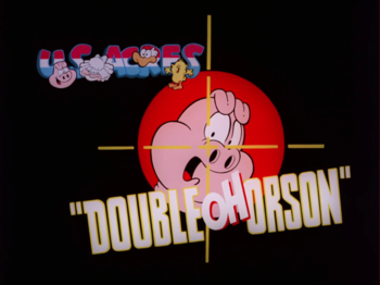 Original Title card for 'Double-Oh Orson'