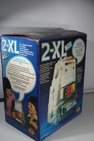 The box for the German Mego 2-XL Robot, released by Airfix. (second image)