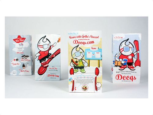 DQ Kids Meal Bags promoting Deeqs.com