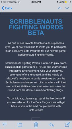 Beta sign-up page for the game describing gameplay and plot. Image courtesy of @Steel_Beaver on Twitter.