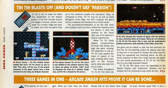 SEGA Power coverage in issue No. 30, featuring low-quality screenshots.