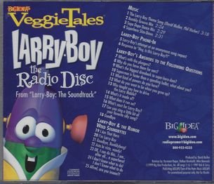 Traycard for LarryBoy: The Radio Disc.