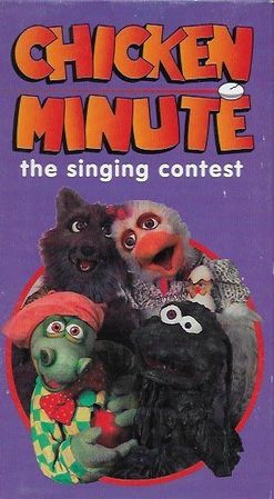 VHS Boxart for Chicken Minute: The Singing Contest.