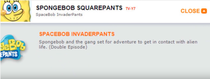 A listing for the episode on a Nickelodeon schedule. It was allegedly a half-hour episode. It could have possibly been replaced by "It Came From Goo Lagoon".
