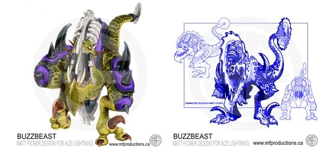 Concept art of Buzzbeast.