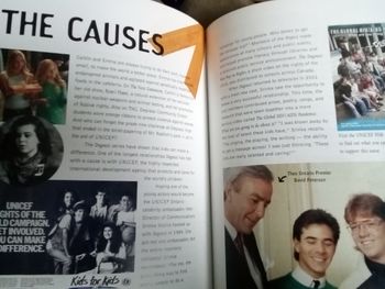 Pages 140-141 of The Official 411: Degrassi Generations. The Rap On Rights video is mentioned above on the second page.