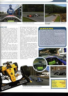 Italian magazine article, Page 1.